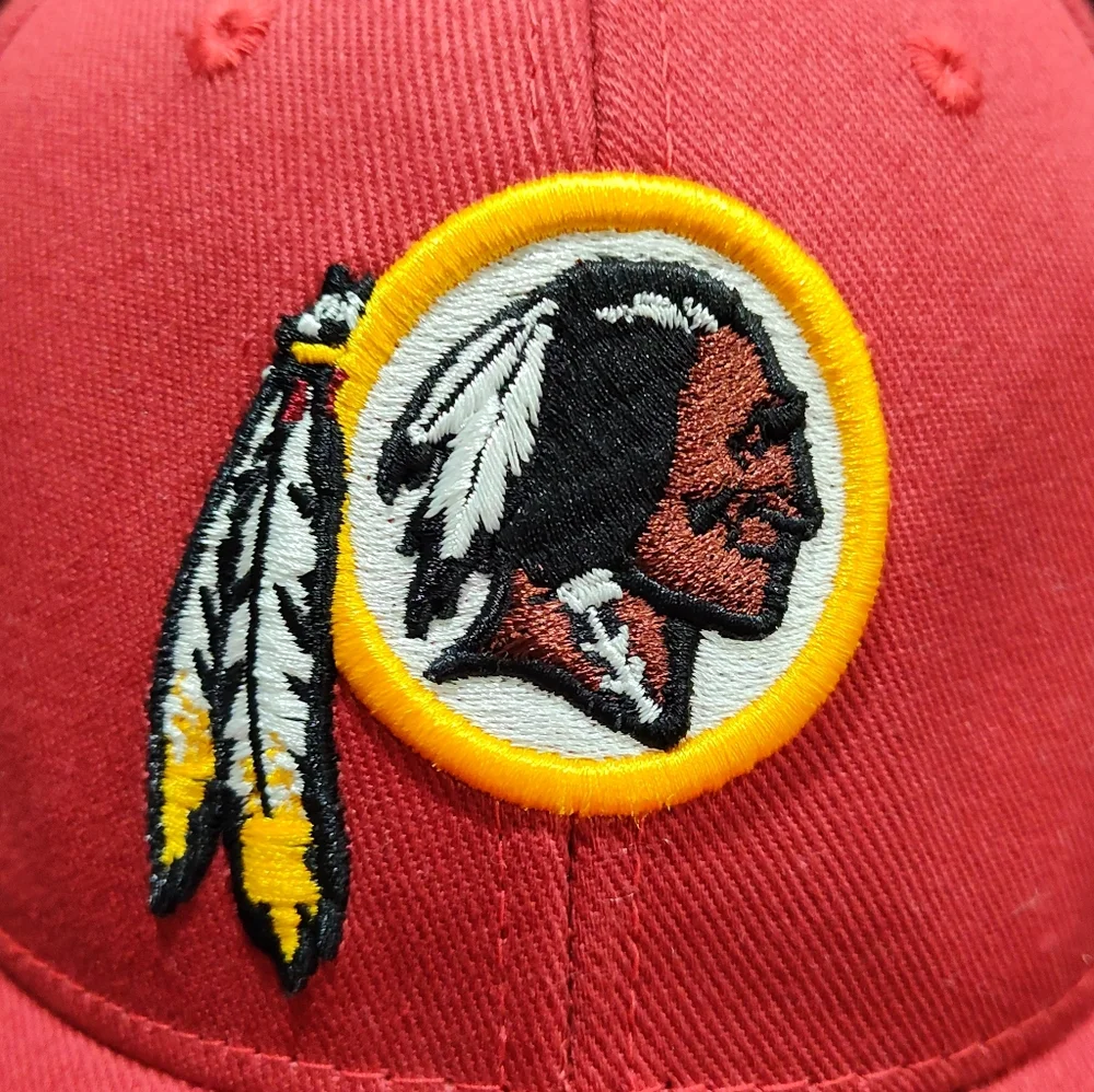NFL Washington Redskins Adjustable Baseball Cap Hat, Vintage Logo, Velcro, OS